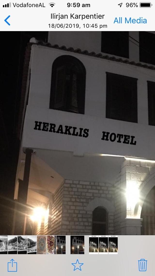 Heraklis Hotel Berat Bagian luar foto